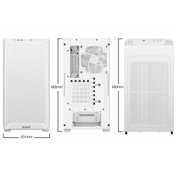 BEQUIET Pure Base 501 LX White ATX PC Case