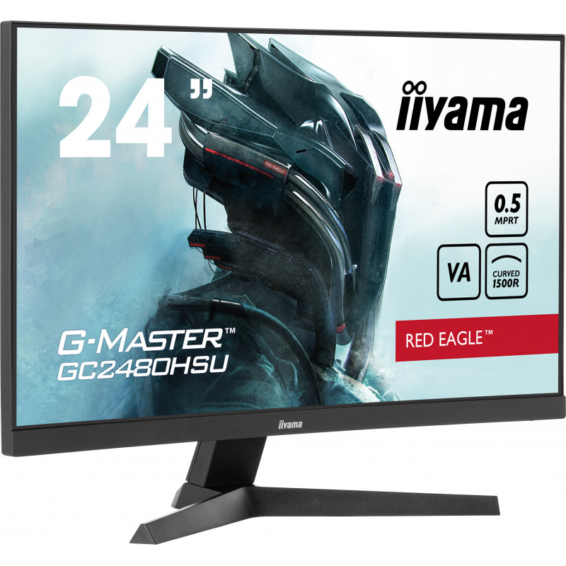IIYAMA GC2480HSU-B1 23.6" 180Hz Curved Gaming Monitor