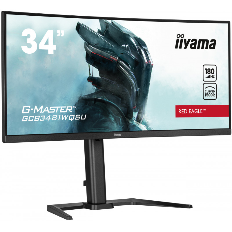 IIYAMA G-MASTER GCB3481WQSU-B1 34" Ultrawide Curved Monitor 180Hz