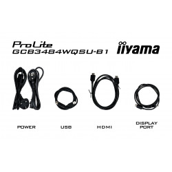IIYAMA G-Master Red Eagle GCB3484WQSU-B1 34" 3440x1440 0.4ms 180Hz FreeSync Monitor