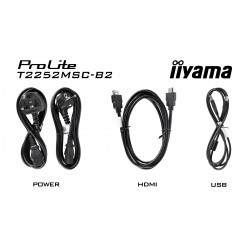 IIYAMA T2252MSC-B2 21.5" 10-Point Touch IPS Monitor