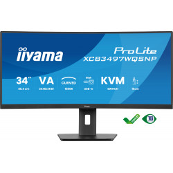 IIYAMA XCB3497WQSNP-B1 34" Ultra-Wide Curved VA Monitor