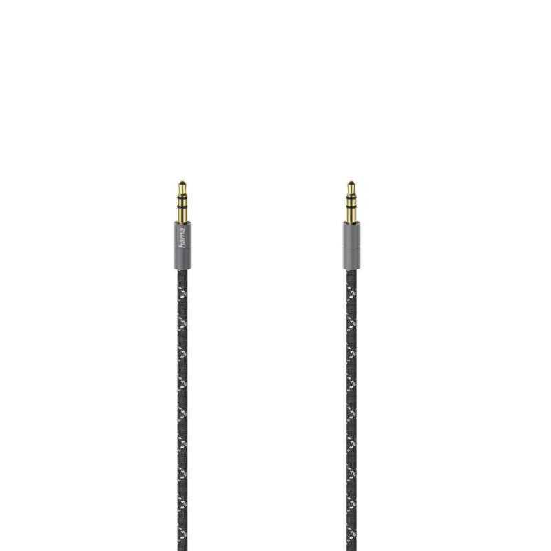 HAMA 00205130 3.5mm Stereo Audio Cable, Male to Male, 1.5m