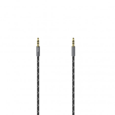 HAMA 00205130 3.5mm Stereo Audio Cable, Male to Male, 1.5m