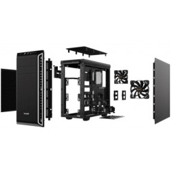 BEQUIET Pure Base 600 ATX Mid Tower Case with 3x Pure Wings 2 Fans