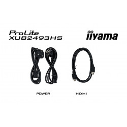 IIYAMA XU2493HS-B6 24" IPS Monitor, Full HD, 100Hz, HDMI, DisplayPort