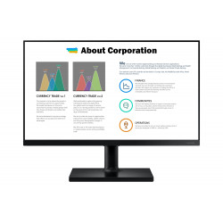 SAMSUNG LF22T450FQR 22" Full HD IPS Monitor