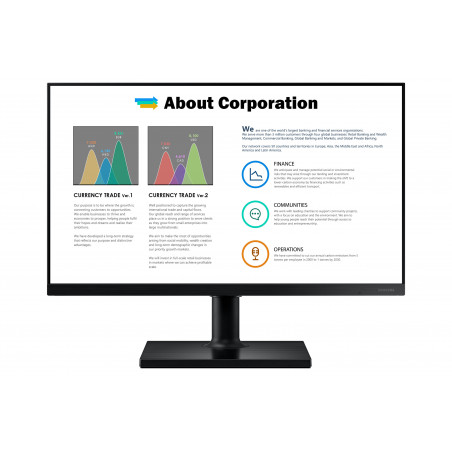 SAMSUNG LF22T450FQR 22" Full HD IPS Monitor