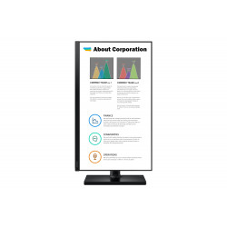 SAMSUNG LF24T450FQR 24" Full HD IPS Monitor