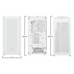 BEQUIET Shadow Base 800 FX White ATX Mid-Tower PC Case