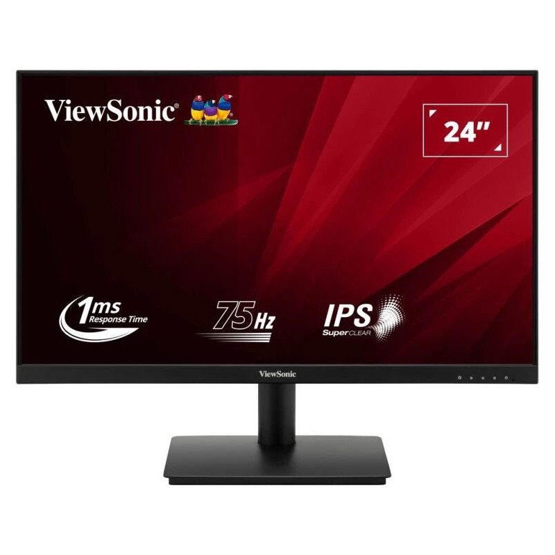 VIEWSONIC VA240-H-2 23.6" IPS Monitor, Full HD, 75Hz, 1ms Response Time