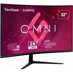 VIEWSONIC VX3218C-2K 32" Curved Gaming Monitor, QHD, 165Hz, FreeSync