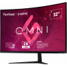 VIEWSONIC VX3218C-2K 32" Curved Gaming Monitor, QHD, 165Hz, FreeSync