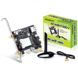 GIGABYTE GC-WB1733D-I Wireless AC1750 Dual Band PCI-Express WiFi Adapter with Bluetooth 5.0