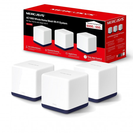 MERCUSYS Halo H50G AC1900 Mesh Wi-Fi System (3-Pack)