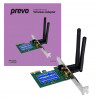 PREVO PCW4 300Mbps Wireless PCI Express Adapter