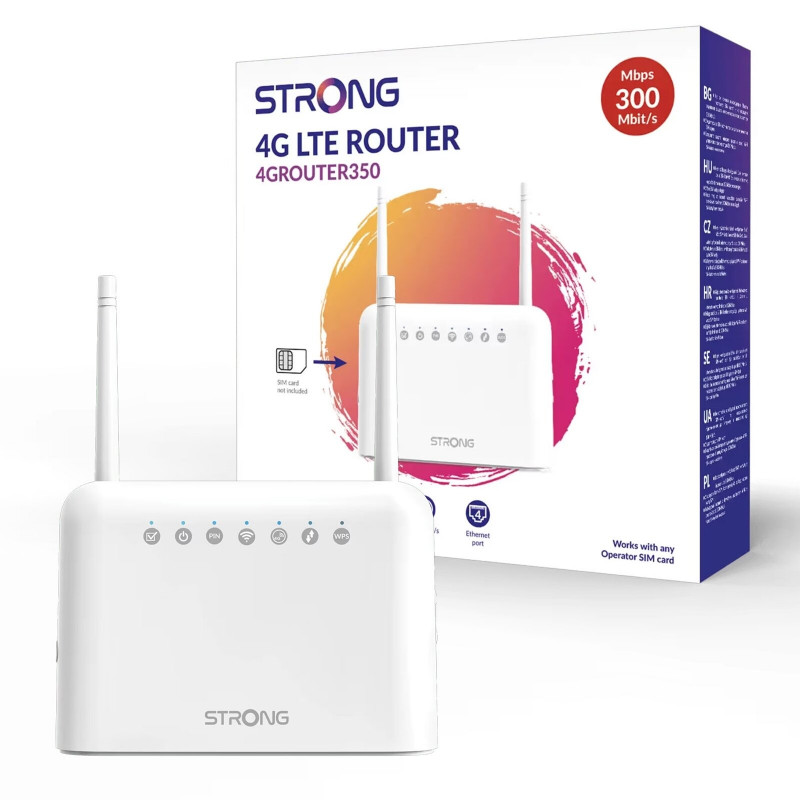 STRONG 4GROUTER350UK 4G LTE CAT4 N300 Wireless Router