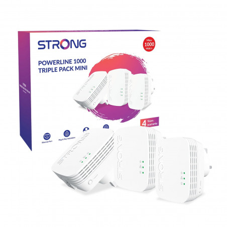 STRONG POWERL1000TRIMINIUK AV1000 Mini Powerline Kit (3 Pack)