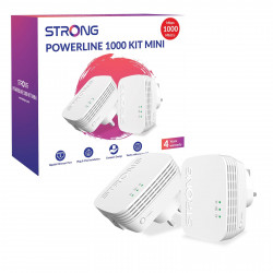 STRONG POWERL1000DUOMINIUK AV1000 Powerline Kit (2 Pack)