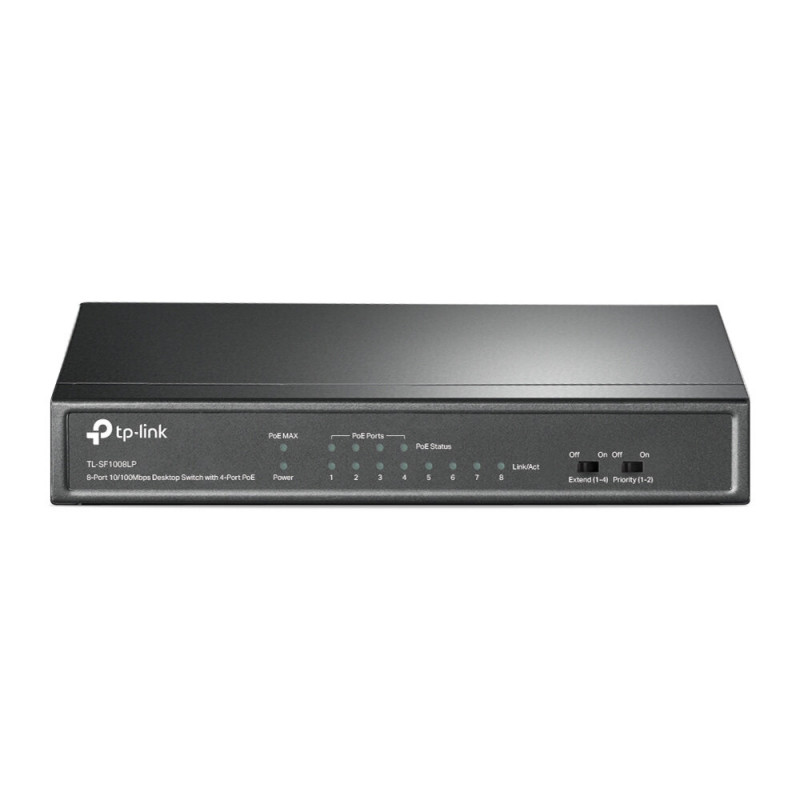 TP-LINK TL-SF1008LP 8-Port 10/100Mbps PoE Switch