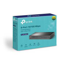 TP-LINK TL-SF1008LP 8-Port 10/100Mbps PoE Switch