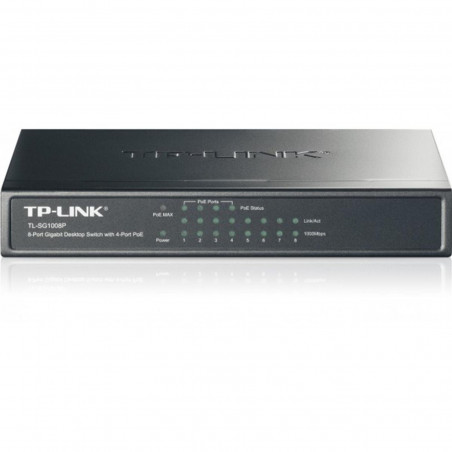 TP-LINK TL-SG1008P 8-Port Gigabit PoE Switch with 4-Port PoE+ (64W)