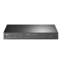 TP-LINK TL-SG1210MPE 10-Port Gigabit Easy Smart Switch with 8-Port PoE+ (123W)