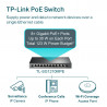 TP-LINK TL-SG1210MPE 10-Port Gigabit Easy Smart Switch with 8-Port PoE+ (123W)