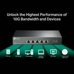 TP-LINK TL-SX105 5-Port 10G Desktop Switch