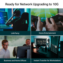 TP-LINK TL-SX105 5-Port 10G Desktop Switch