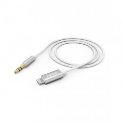 HAMA 00201522 1m White Lightning to 3.5mm Jack Cable