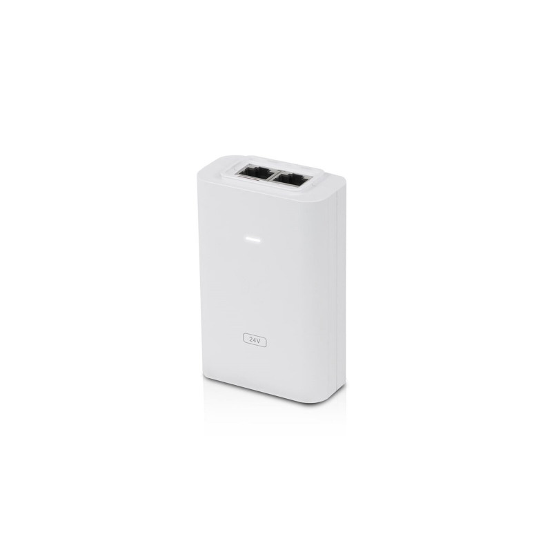 UBIQUITI POE-24-12W-G-WH 24V 12W Gigabit Passive PoE Injector
