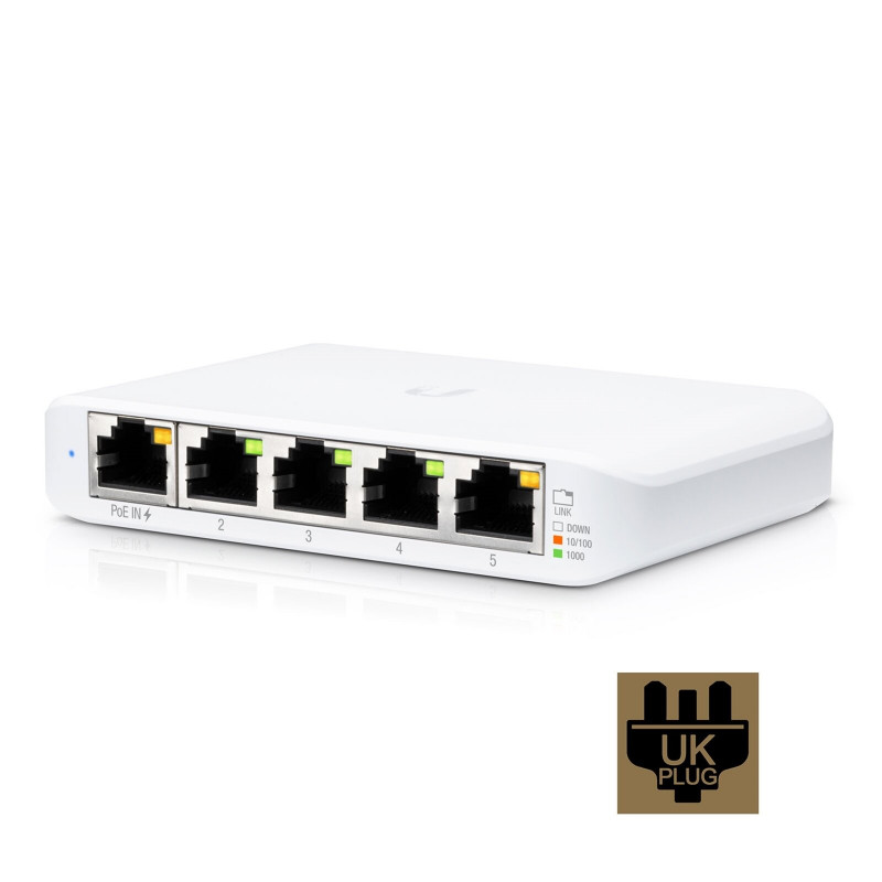 UBIQUITI USW-FLEX-MINI 5-Port Gigabit PoE/USB-C Network Switch
