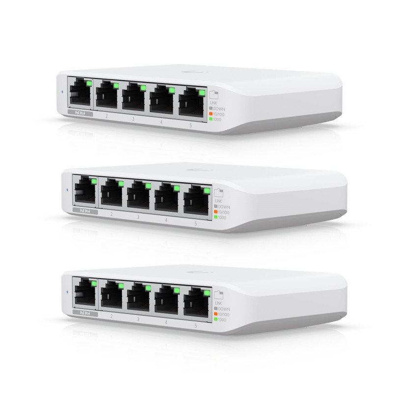 UBIQUITI USW-FLEX-MINI-3 5-Port Gigabit PoE Network Switch