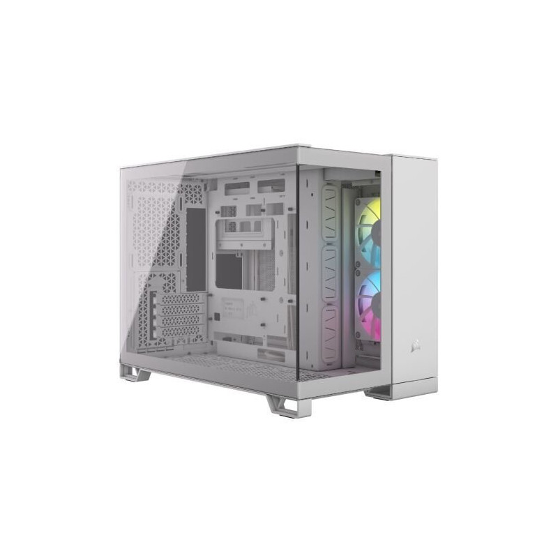 CORSAIR 2500X RGB White Mid-Tower PC Case