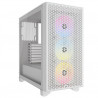 CORSAIR 3000D RGB Airflow White ATX Mid-Tower PC Case