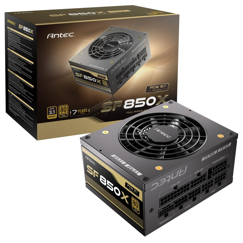 ANTEC SF850X 850W 80 PLUS Gold Certified Fully Modular SFX Power Supply