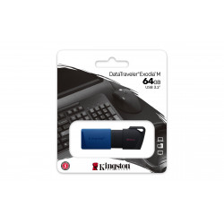 Kingston DataTraveler ExodiaM DTXM 64GB USB Flash Drive
