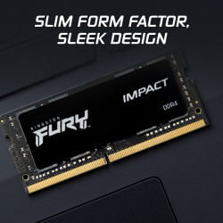Kingston Fury Impact 16GB DDR4 3200MHz CL20 SODIMM Memory
