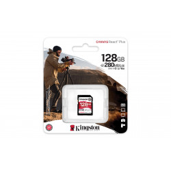 KINGSTON Canvas React Plus V60 128GB UHS-II Memory Card