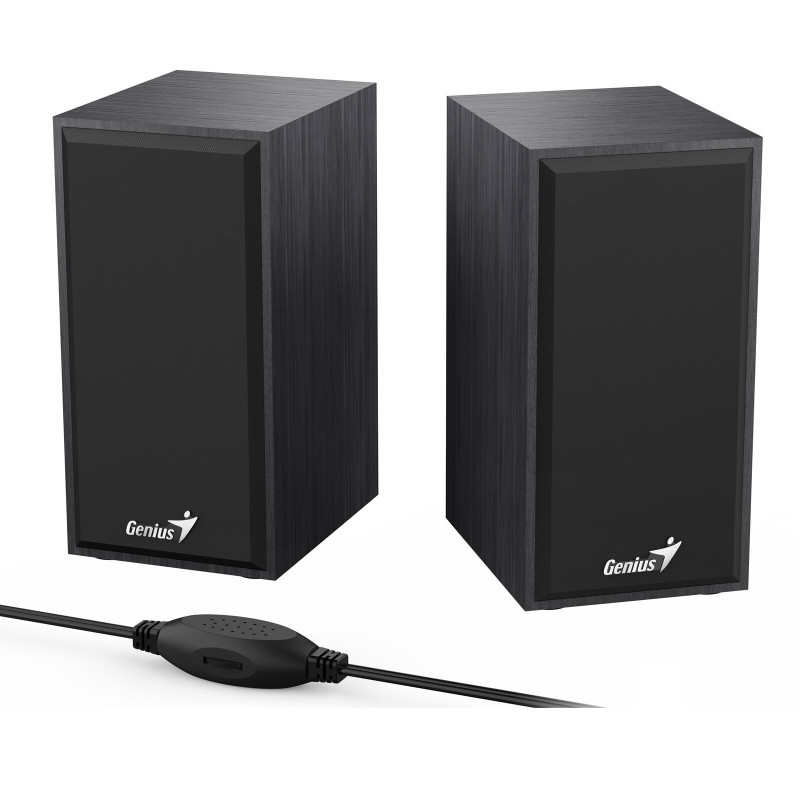 GENIUS SP-HF180 6W Wooden Desktop Speakers