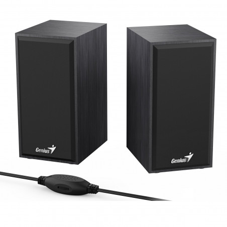 GENIUS SP-HF180 6W Wooden Desktop Speakers