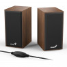 GENIUS SP-HF180 6W Wooden Desktop Speakers
