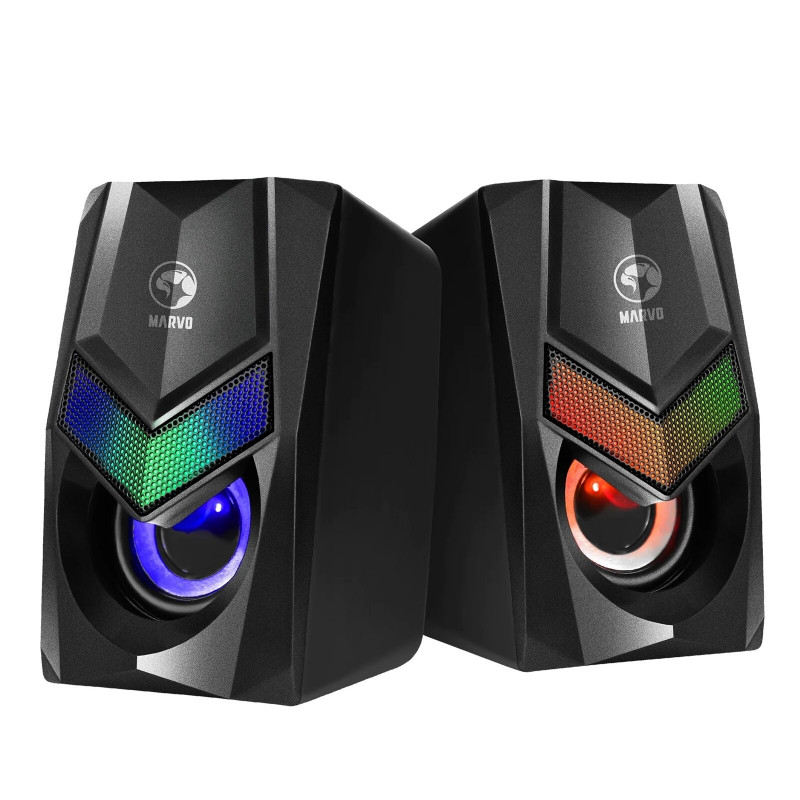 MARVO SG-118 6W USB Powered RGB Gaming Speakers