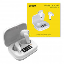 PREVO Q2-W-D True Wireless Earbuds with Wireless Charging Case