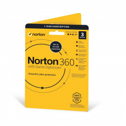Norton 360 with Game Optimizer 2022 3-Device 1-Year Subscription Antivirus Software
