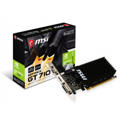 MSI GT 710 2GB GDDR3 Low Profile Graphics Card