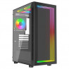 VIDA Apeiron Black ATX Gaming Case with Tempered Glass Side Panel