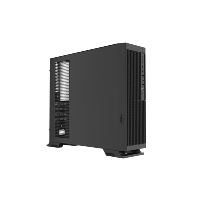 VIDA COMMERCE-BLK Micro ATX SFF Desktop PC Case with 300W PSU