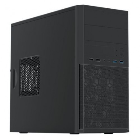 VIDA CORP500W-BLK Micro ATX PC Case with 500W PSU
